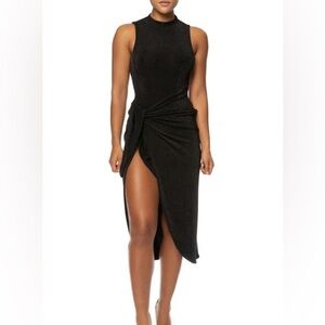 JLUXLABEL Aubree Wrap Skirt Dress in Black